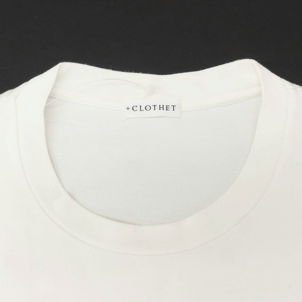 【中古】クロスクローゼット crossclothet コットン クルーネック 長袖Tシャツ ホワイト【 1 】【 状態ランクB 】【 メンズ 】