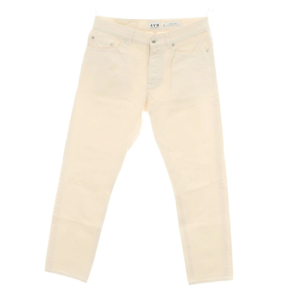 【中古】エーヴイエヌ AVN コットン デニムパンツ アイボリー【 30 】【 状態ランクB 】【 メンズ 】