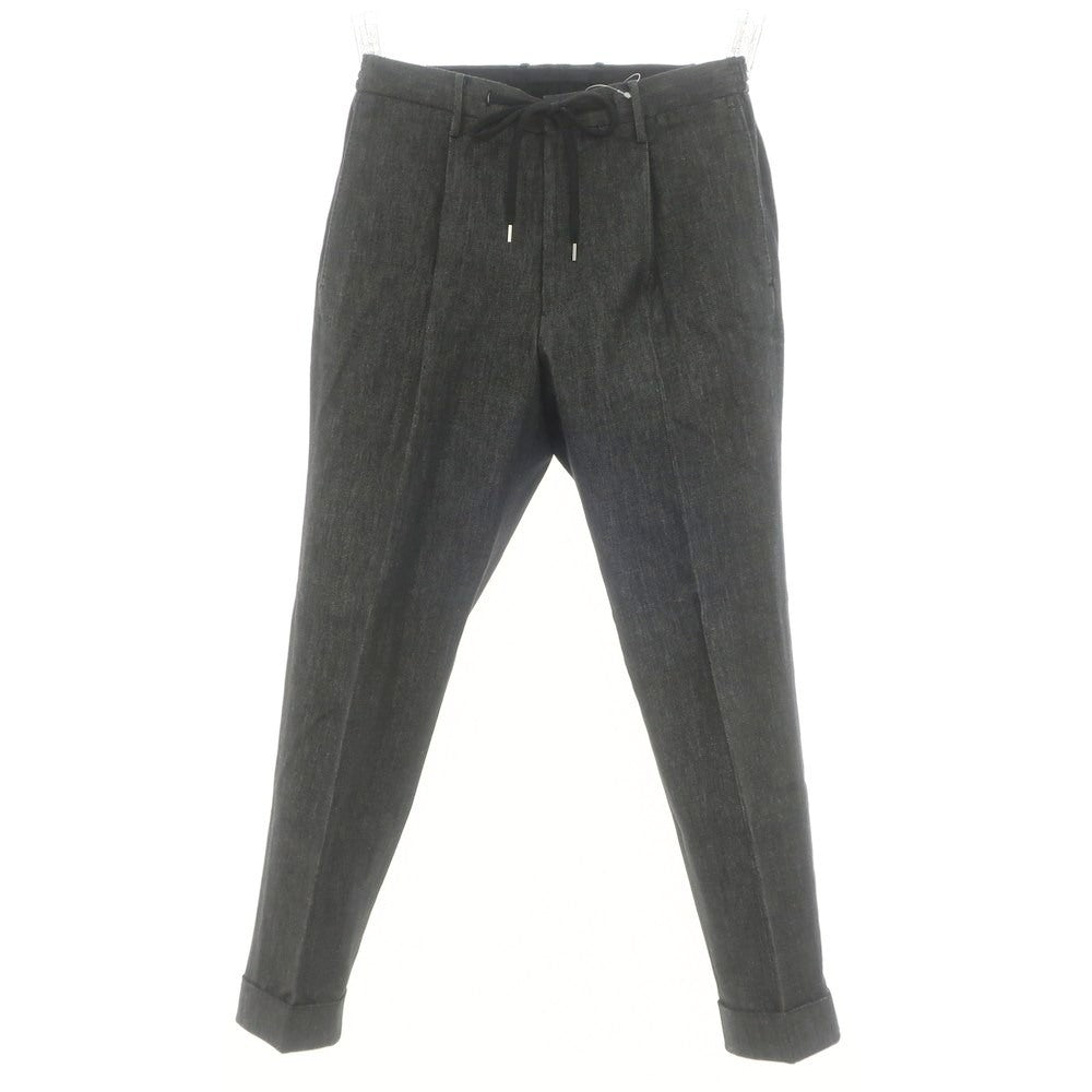 【中古】クロスクローゼット crossclothet ストレッチ コットン デニム イージースラックスパンツ ブラック系【 1 】【 状態ランクA 】【 メンズ 】