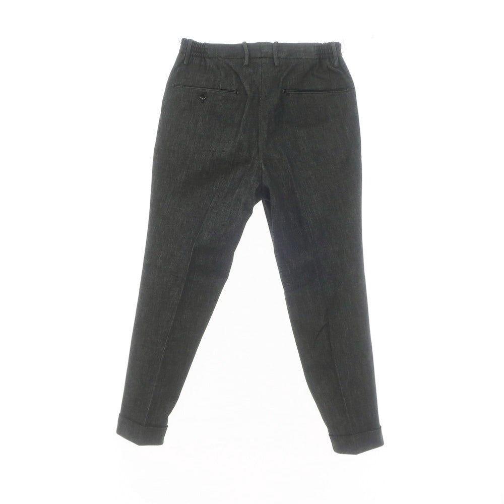 【中古】クロスクローゼット crossclothet ストレッチ コットン デニム イージースラックスパンツ ブラック系【 1 】【 状態ランクA 】【 メンズ 】