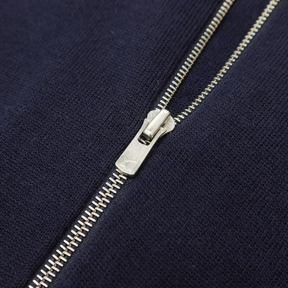 【中古】ソブリン SOVEREIGN ハイゲージ ウールポリエステル ハーフジップ プルオーバーニット ネイビー【 M 】【 状態ランクB 】【 メンズ 】