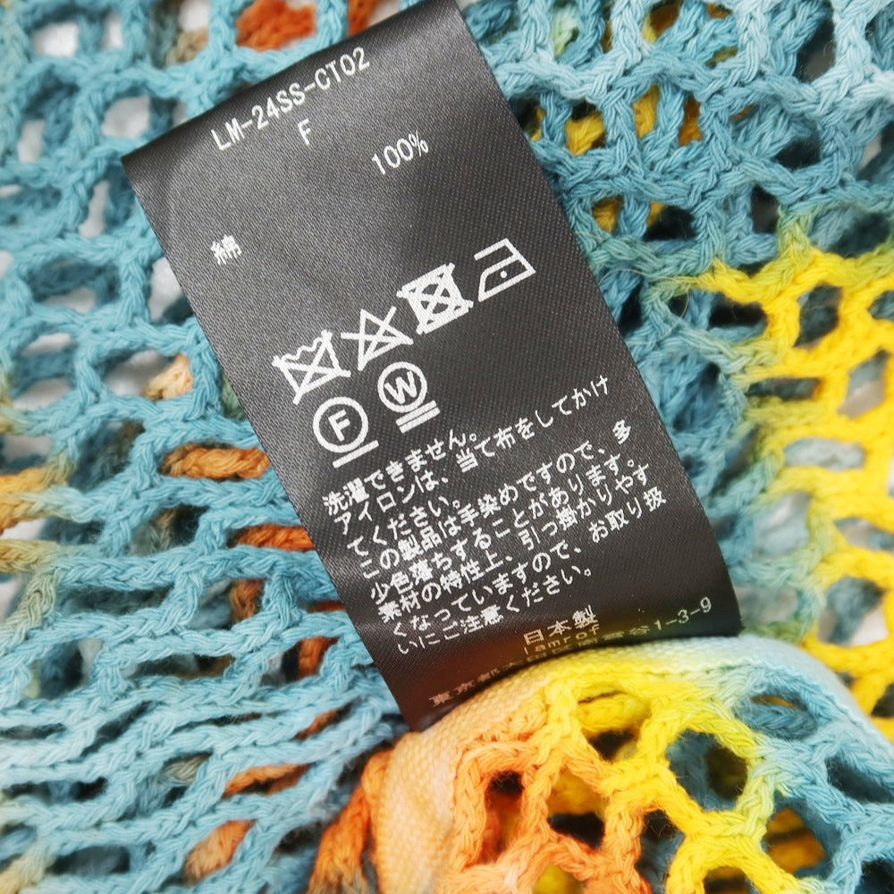 【中古】ラムロフ LAMROF コットン カーディガン ブルーxイエロー【 F 】【 状態ランクB 】【 メンズ 】