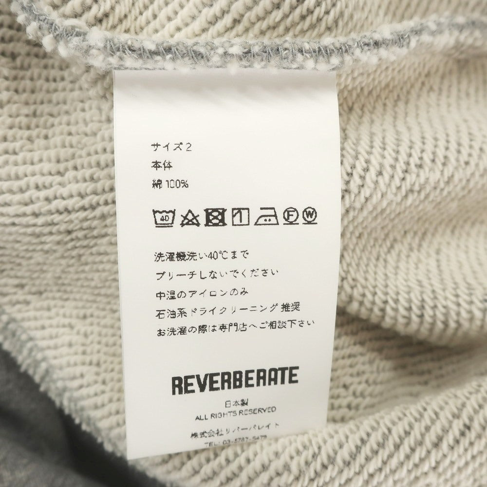 【中古】リバーバレイト REVERBERATE コットン スウェットパンツ グレー【 2 】【 状態ランクB 】【 メンズ 】