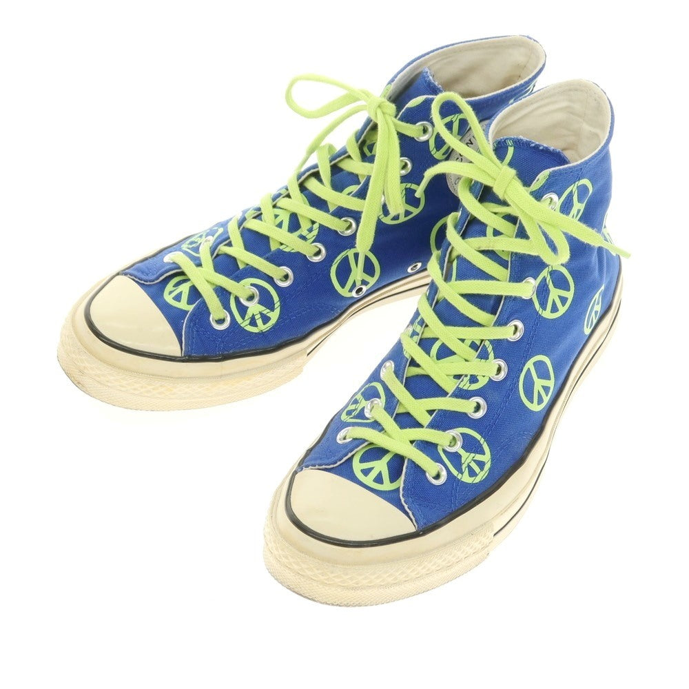 【中古】コンバース CONVERSE CT70 オールスター キャンバス ハイカット スニーカー ブルー【 28cm 】【 状態ランクB 】【 メンズ 】