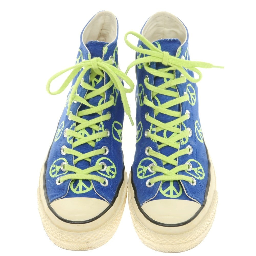 【中古】コンバース CONVERSE CT70 オールスター キャンバス ハイカット スニーカー ブルー【 28cm 】【 状態ランクB 】【 メンズ 】