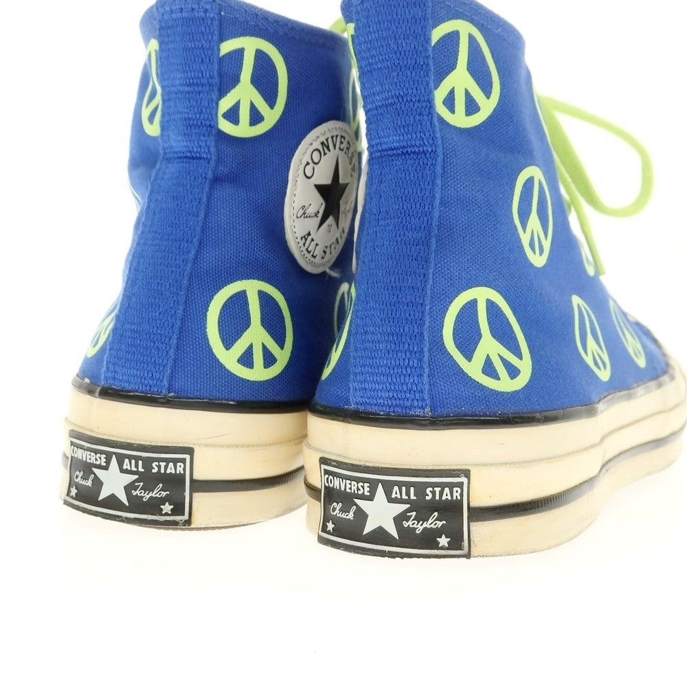 【中古】コンバース CONVERSE CT70 オールスター キャンバス ハイカット スニーカー ブルー【 28cm 】【 状態ランクB 】【 メンズ 】