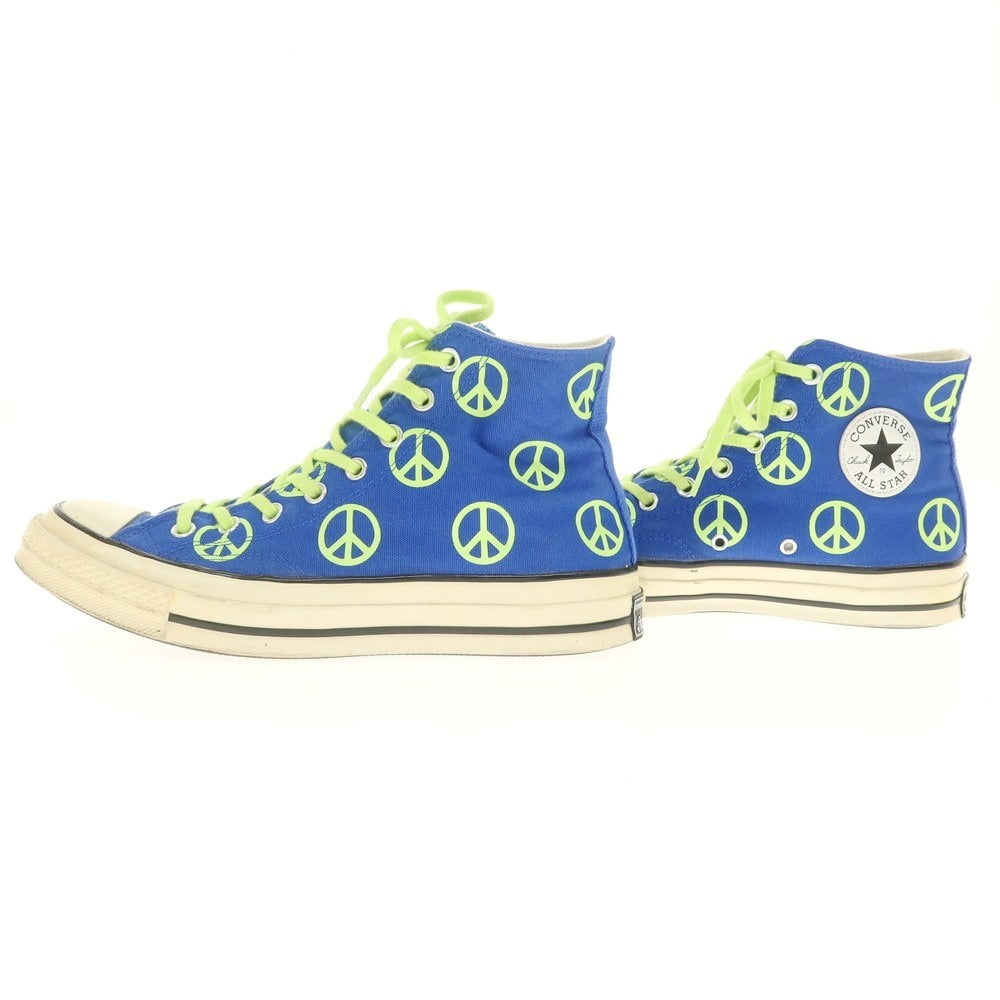 【中古】コンバース CONVERSE CT70 オールスター キャンバス ハイカット スニーカー ブルー【 28cm 】【 状態ランクB 】【 メンズ 】