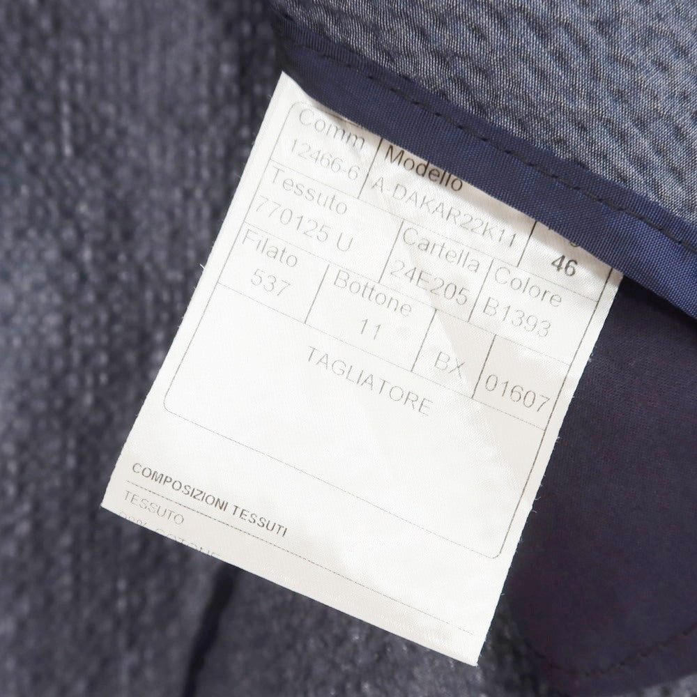【中古】タリアトーレ TAGLIATORE ストレッチコットン 2つボタンスーツ ブルーグレー【 46 】【 状態ランクA 】【 メンズ 】