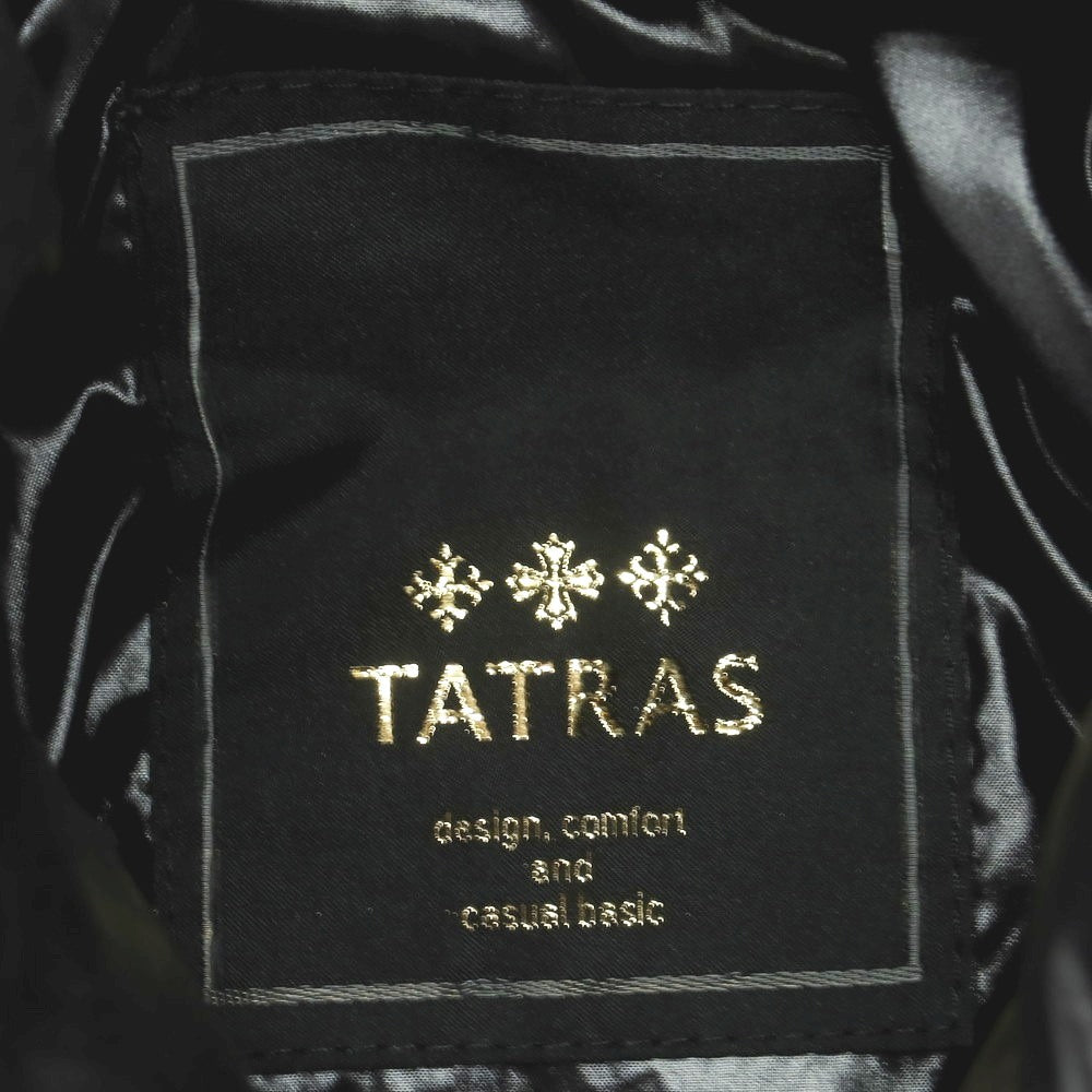 【中古】タトラス TATRAS ナイロン ダブルジップ ダウンジャケット ブラック【 2 】【 状態ランクB 】【 メンズ 】