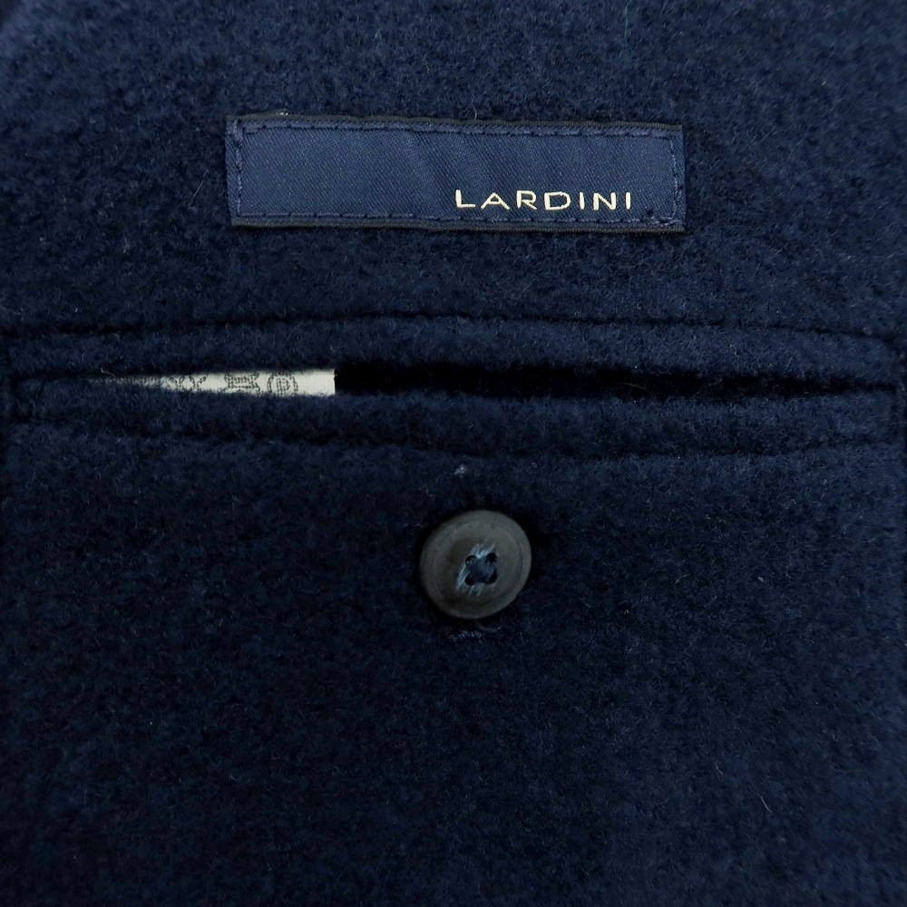 【中古】ラルディーニ LARDINI ウールジャージー カジュアルジャケット ネイビー【 XL 】【 状態ランクB 】【 メンズ 】