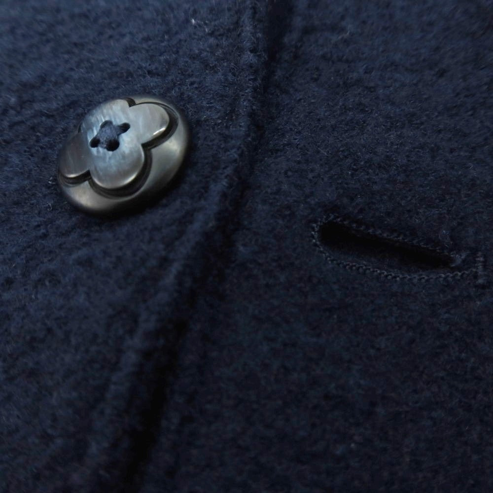 【中古】ラルディーニ LARDINI ウールジャージー カジュアルジャケット ネイビー【 XL 】【 状態ランクB 】【 メンズ 】