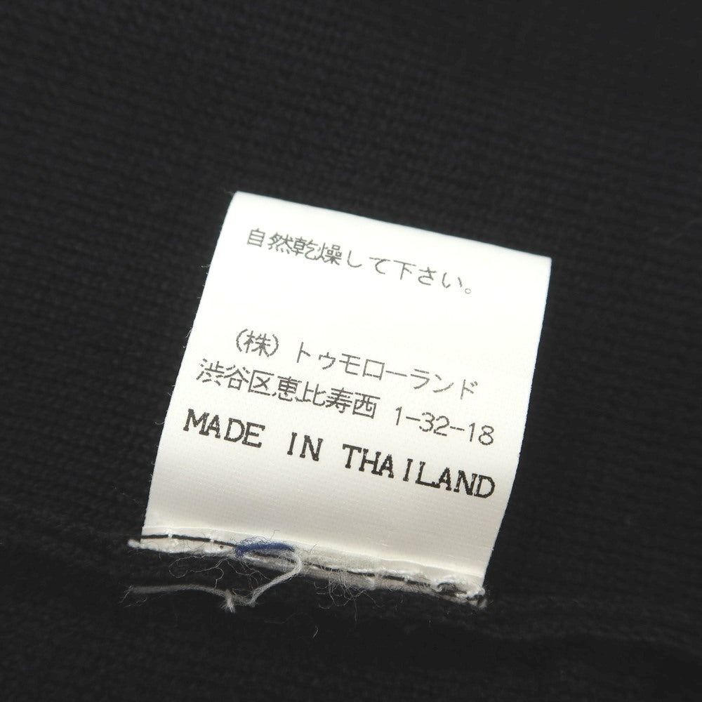 【中古】トゥモローランド TOMORROWLAND ハイゲージ ウール ニット ベスト カジュアル系ジレ ブラック【 L 】【 状態ランクB 】【 メンズ 】