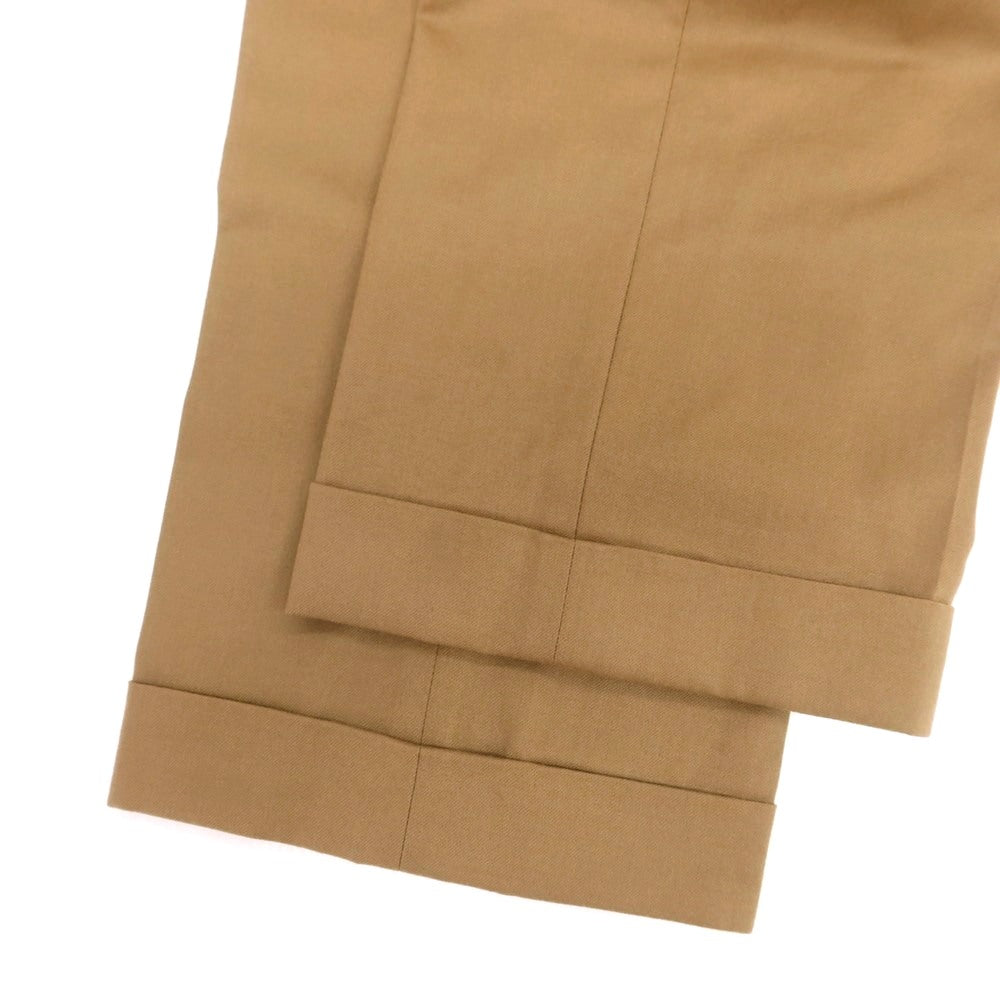 【中古】ベルウィッチ BERWICH ウール ドレススラックスパンツ キャメルベージュ系【 48 】【 状態ランクB 】【 メンズ 】