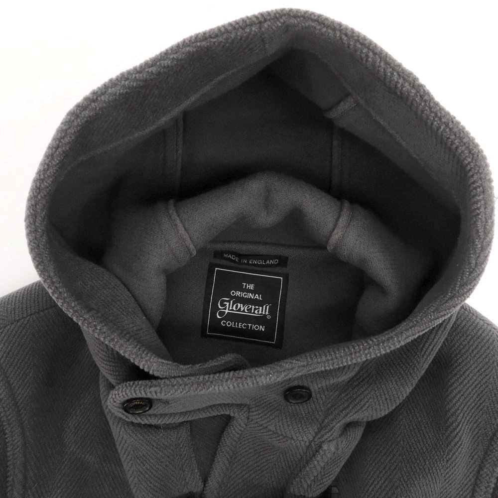 【中古】グローバーオール Gloverall ヘリンボーンウール ダッフルコート グレー【 L 】【 状態ランクB 】【 メンズ 】