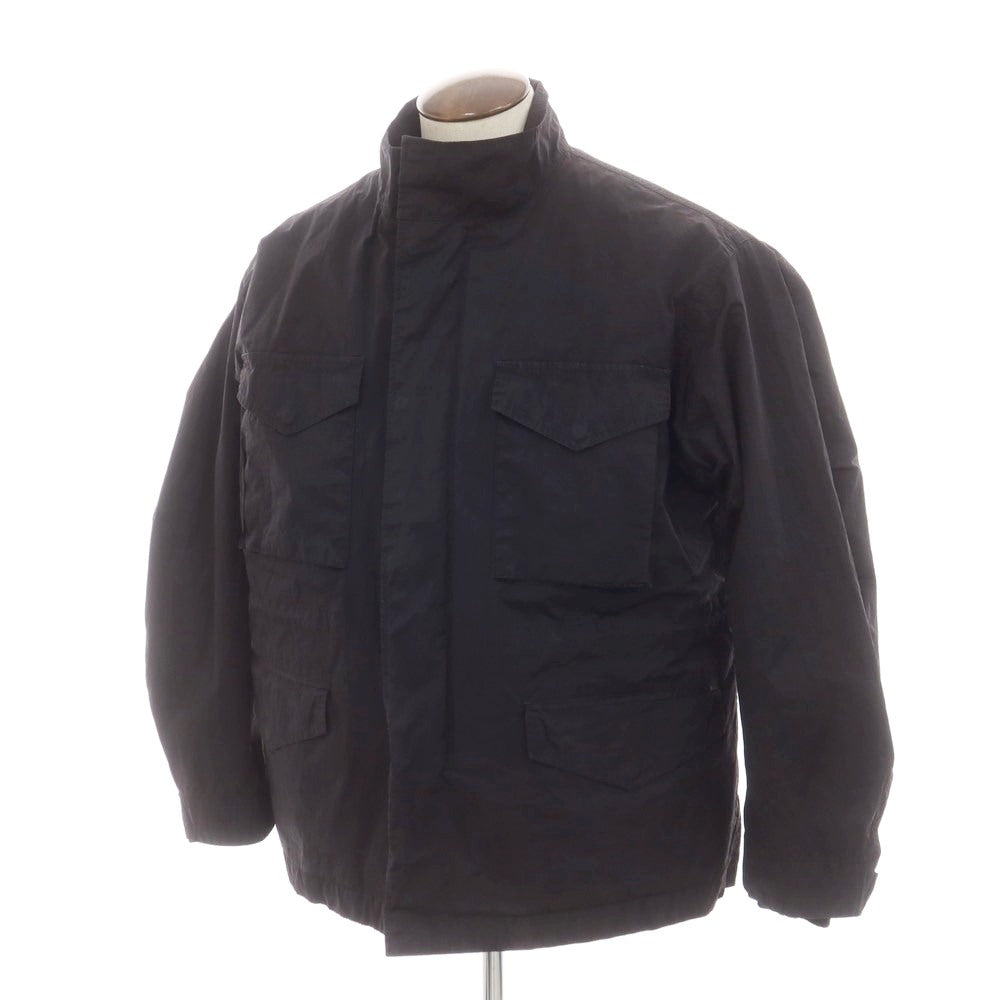 【中古】エイトン ATON 2024年秋冬 URBAN RESEARCH別注 ナイロン フィールドジャケット ブラック【 6(XL位) 】【 状態ランクB 】【 メンズ 】