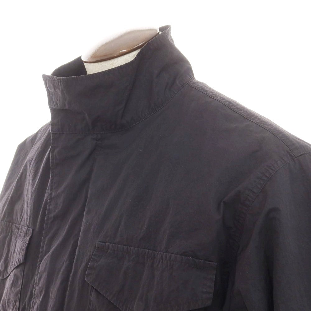 【中古】エイトン ATON 2024年秋冬 URBAN RESEARCH別注 ナイロン フィールドジャケット ブラック【 6(XL位) 】【 状態ランクB 】【 メンズ 】