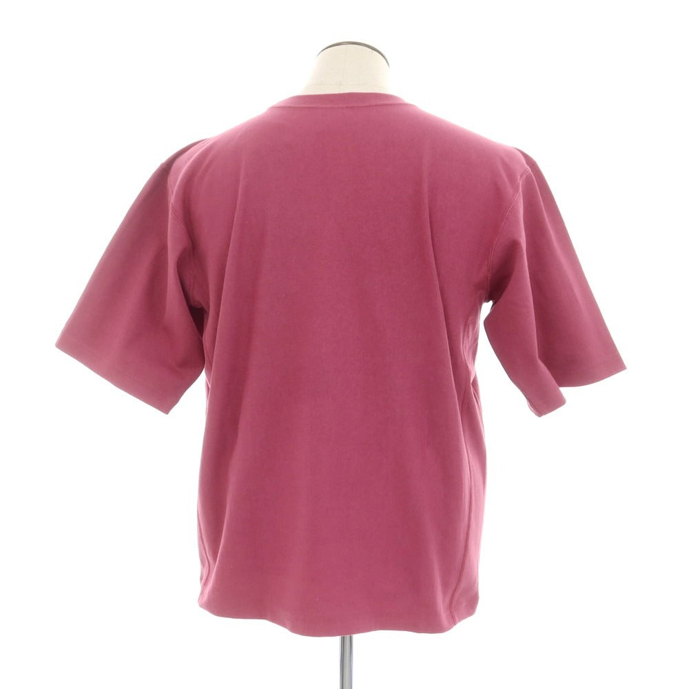 【中古】チャンピオン Champion コットン系 リバースウィーブ型 クルーネック 半袖Tシャツ ピンクパープル【 L 】【 状態ランクB 】【 メンズ 】