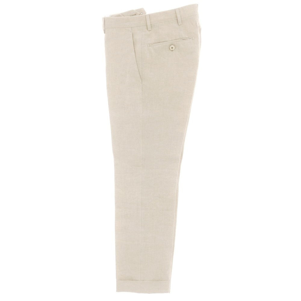 【中古】ラルディーニ LARDINI リネン 3つボタンスーツ ライトベージュ【 42 】【 状態ランクD 】【 メンズ 】