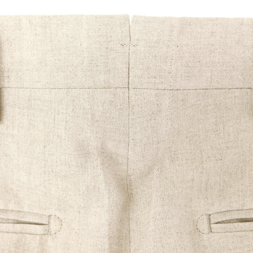 【中古】ラルディーニ LARDINI リネン 3つボタンスーツ ライトベージュ【 42 】【 状態ランクD 】【 メンズ 】