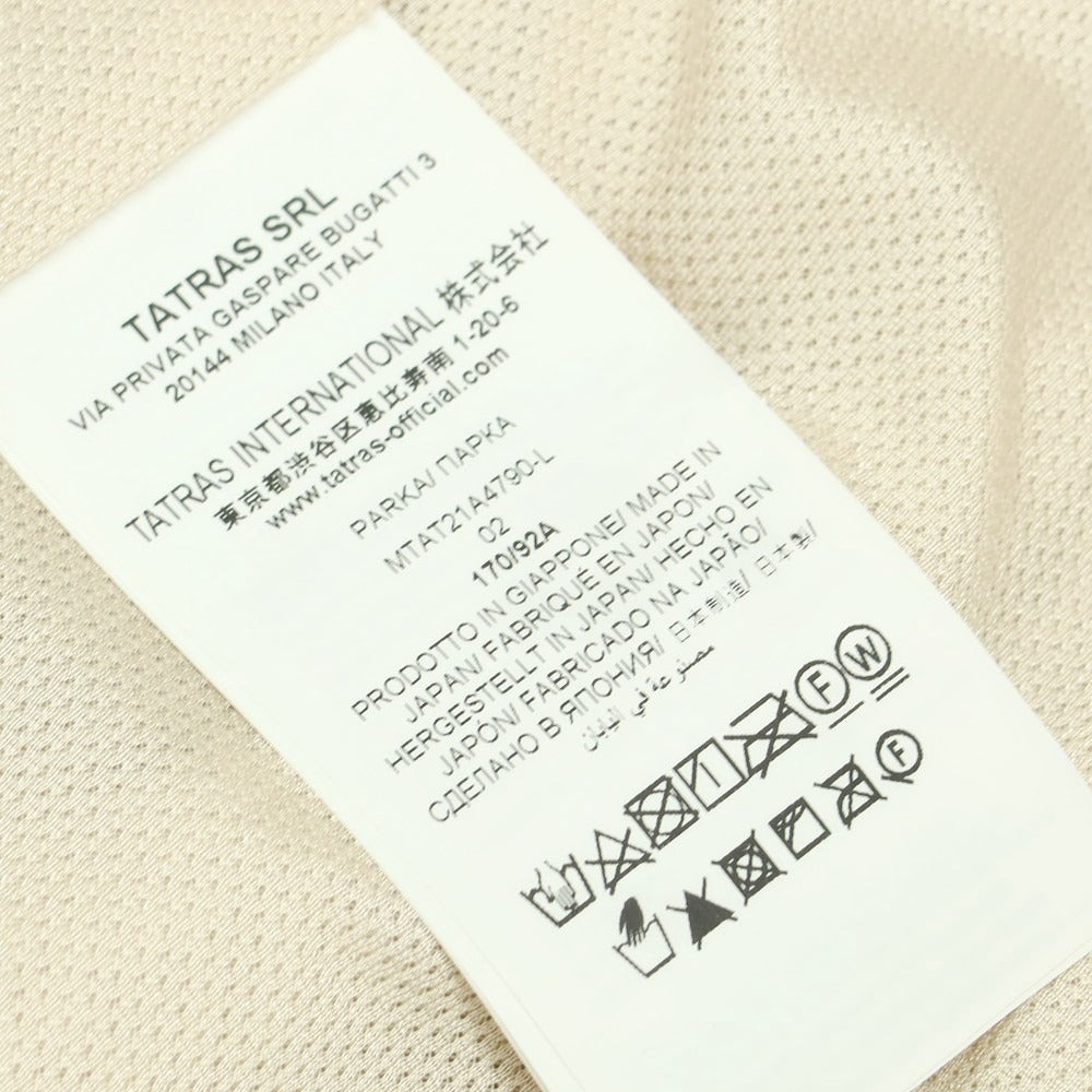 【中古】タトラス TATRAS ポリエステル ダブルジップ フリースジャケット アイボリー【 2 】【 状態ランクB 】【 メンズ 】