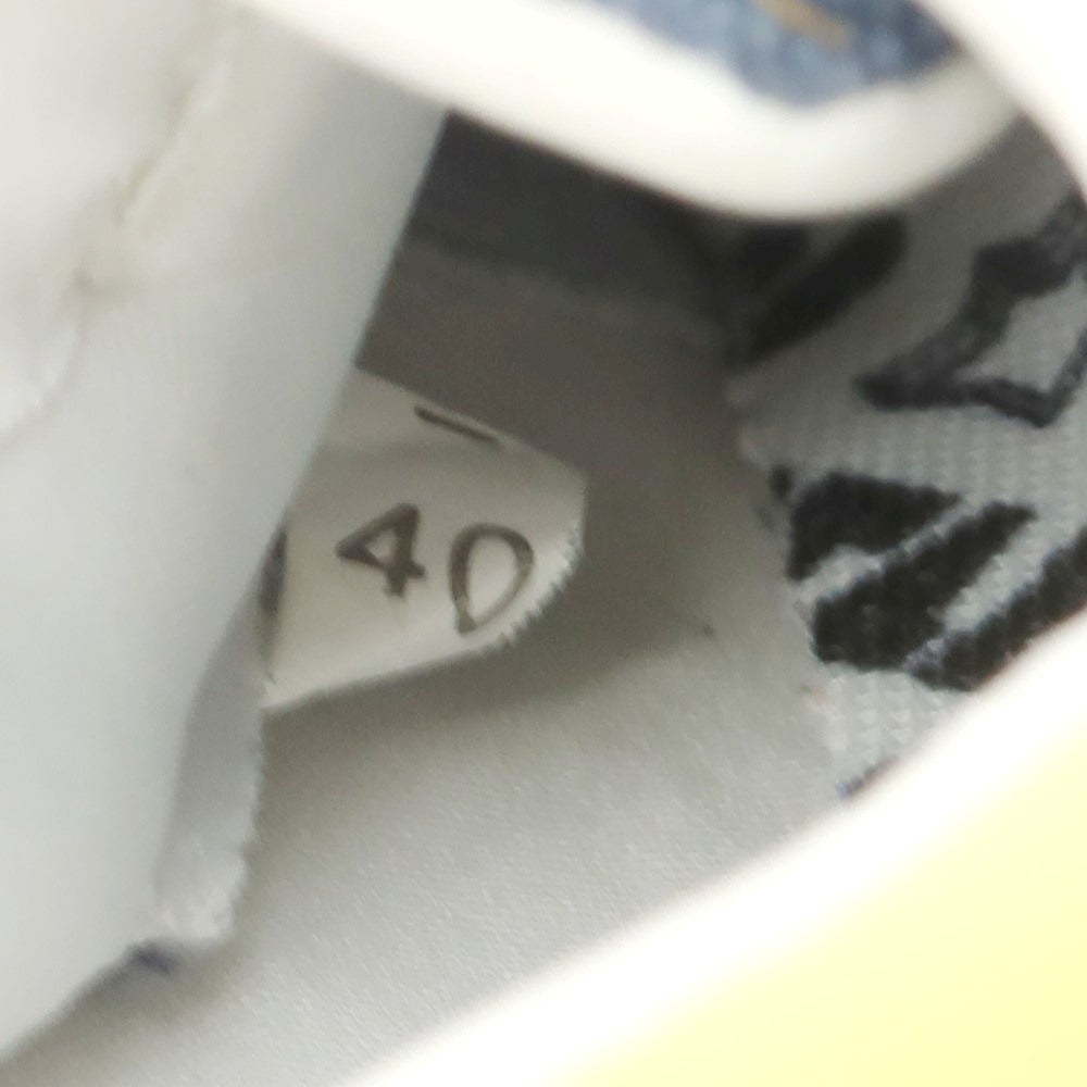 【中古】アトランティックスターズ Atlantic STARS キャンバス スエード スニーカー ネイビーxイエロー系【 40 】【 状態ランクA 】【 メンズ 】