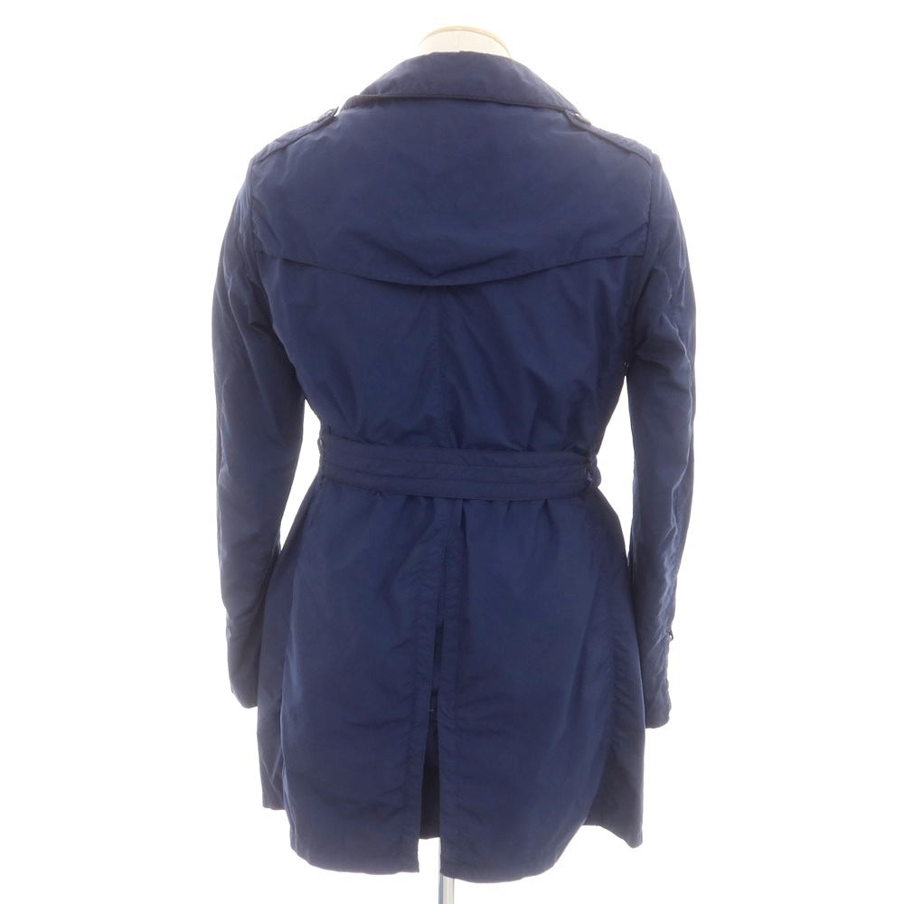 【中古】エディフィス EDIFICE 中綿ライナー ポリエステルナイロン トレンチコート ネイビー【 44 】【 状態ランクD 】【 メンズ 】