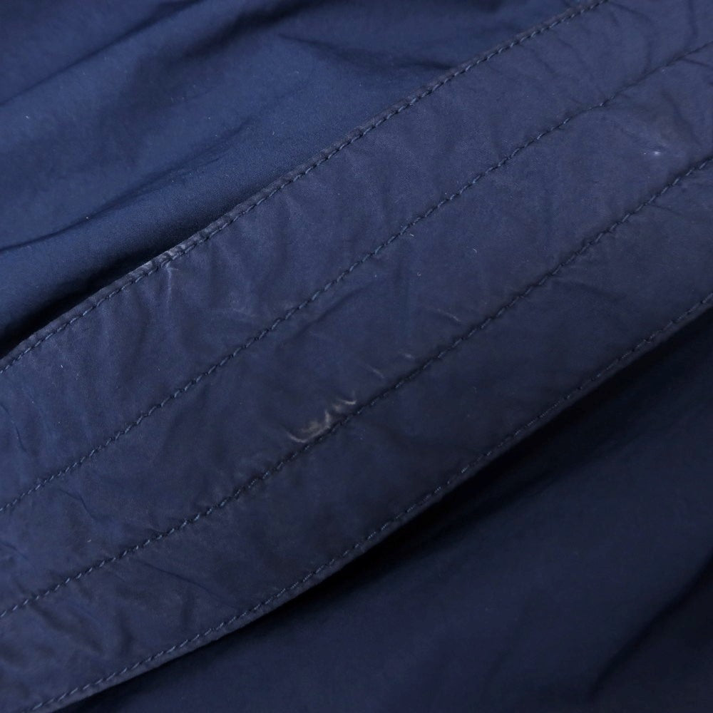 【中古】エディフィス EDIFICE 中綿ライナー ポリエステルナイロン トレンチコート ネイビー【 44 】【 状態ランクD 】【 メンズ 】