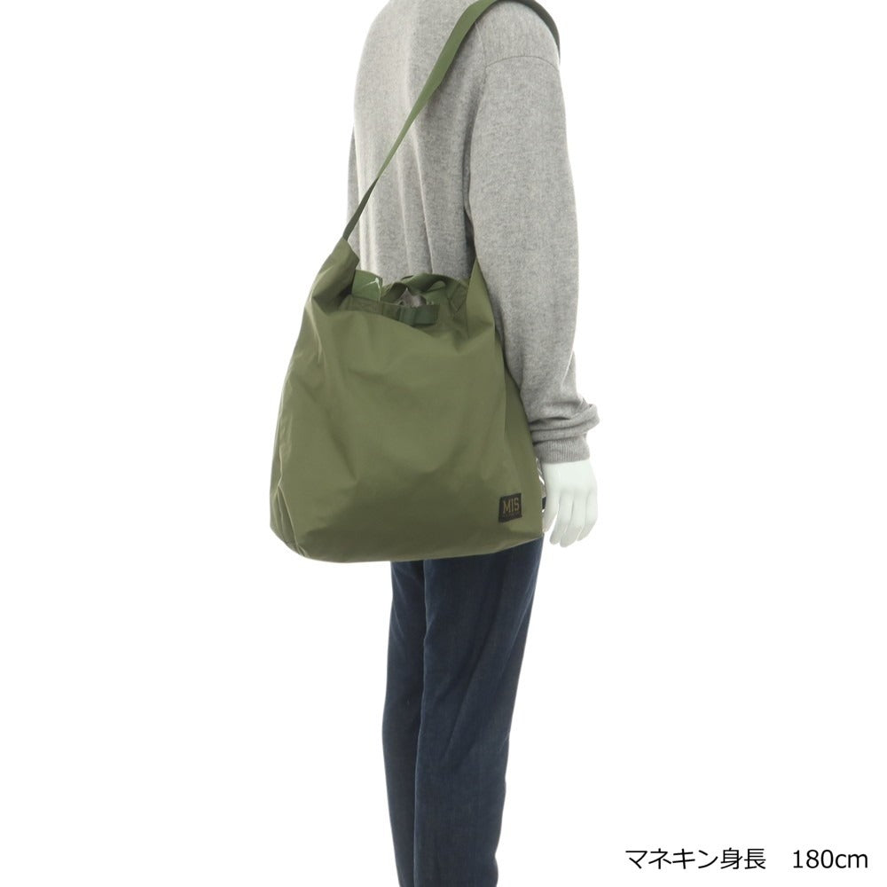 【中古】エムアイエス MIS ポリエステル トートバッグ オリーブ【 状態ランクC 】【 メンズ 】