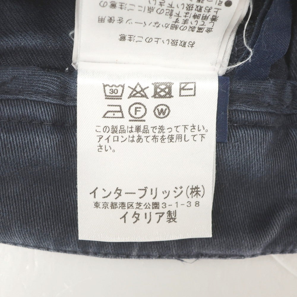 【中古】アントレアミ ENTRE AMIS ストレッチ コットン カジュアルスラックスパンツ ネイビー【 29 】【 状態ランクC 】【 メンズ 】