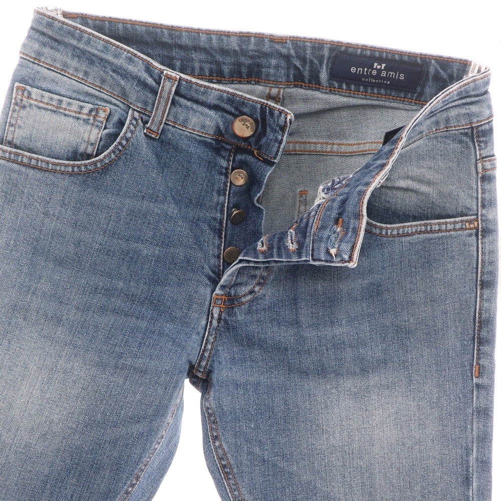 【中古】アントレアミ ENTRE AMIS ストレッチ コットン ジーンズ デニムパンツ ブルー【 29 】【 状態ランクC 】【 メンズ 】