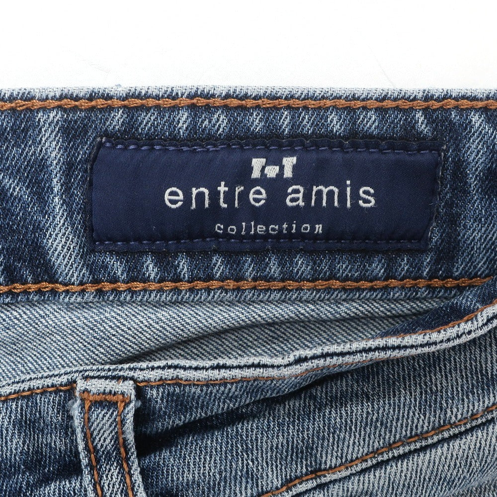 【中古】アントレアミ ENTRE AMIS ストレッチ コットン ジーンズ デニムパンツ ブルー【 29 】【 状態ランクC 】【 メンズ 】