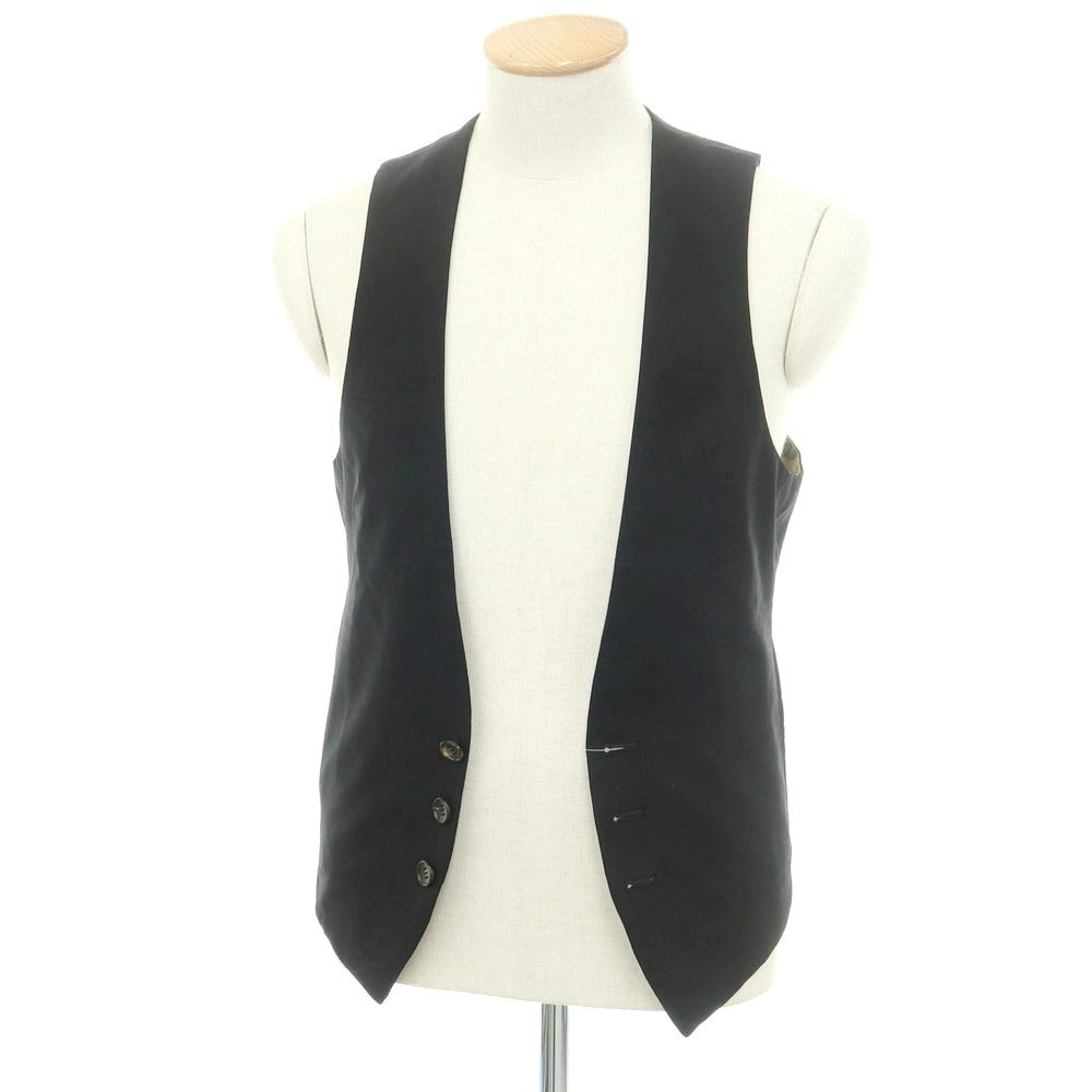 【中古】エーケーエム エイケイエム AKM ストレッチウール ジレ ベスト ブラック【 S 】【 状態ランクD 】【 メンズ 】