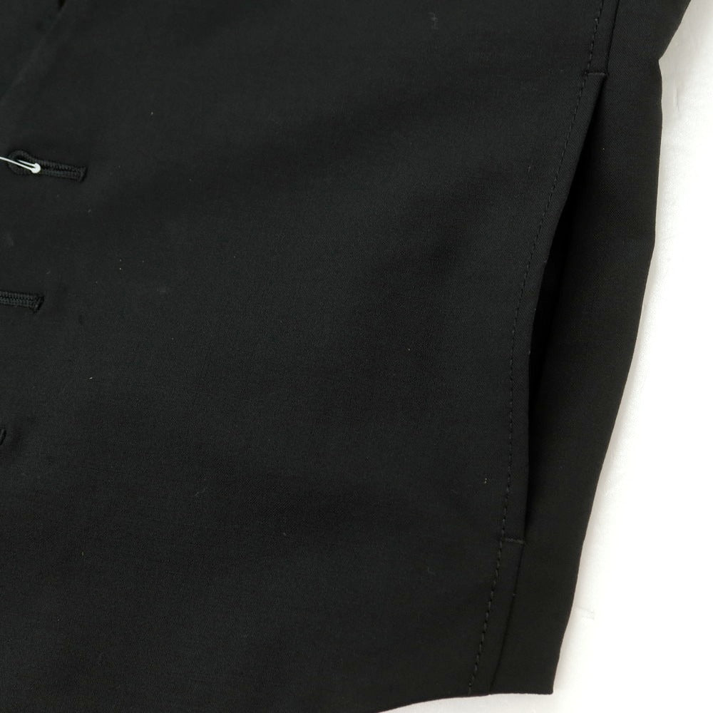 【中古】エーケーエム エイケイエム AKM ストレッチウール ジレ ベスト ブラック【 S 】【 状態ランクD 】【 メンズ 】