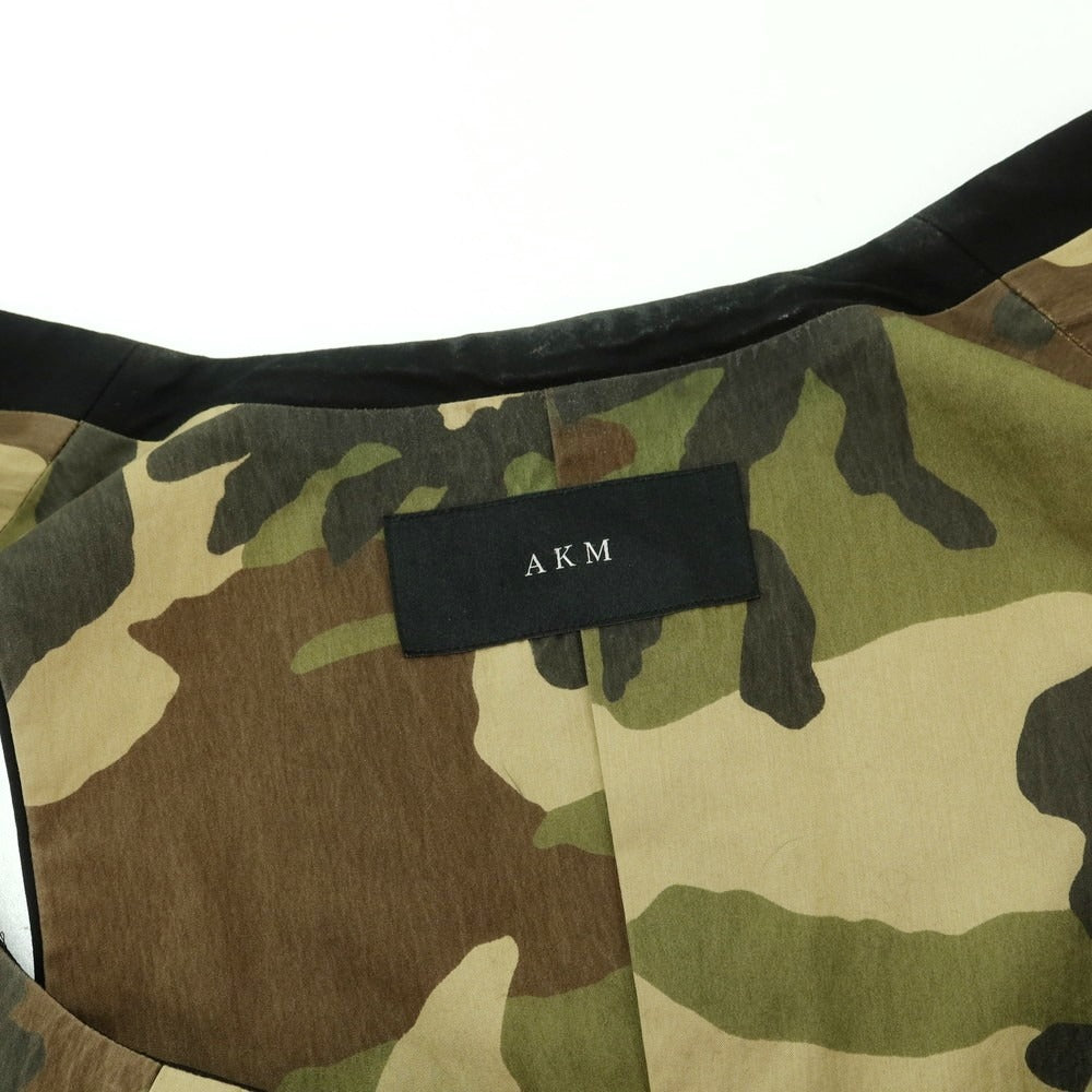 【中古】エーケーエム エイケイエム AKM ストレッチウール ジレ ベスト ブラック【 S 】【 状態ランクD 】【 メンズ 】