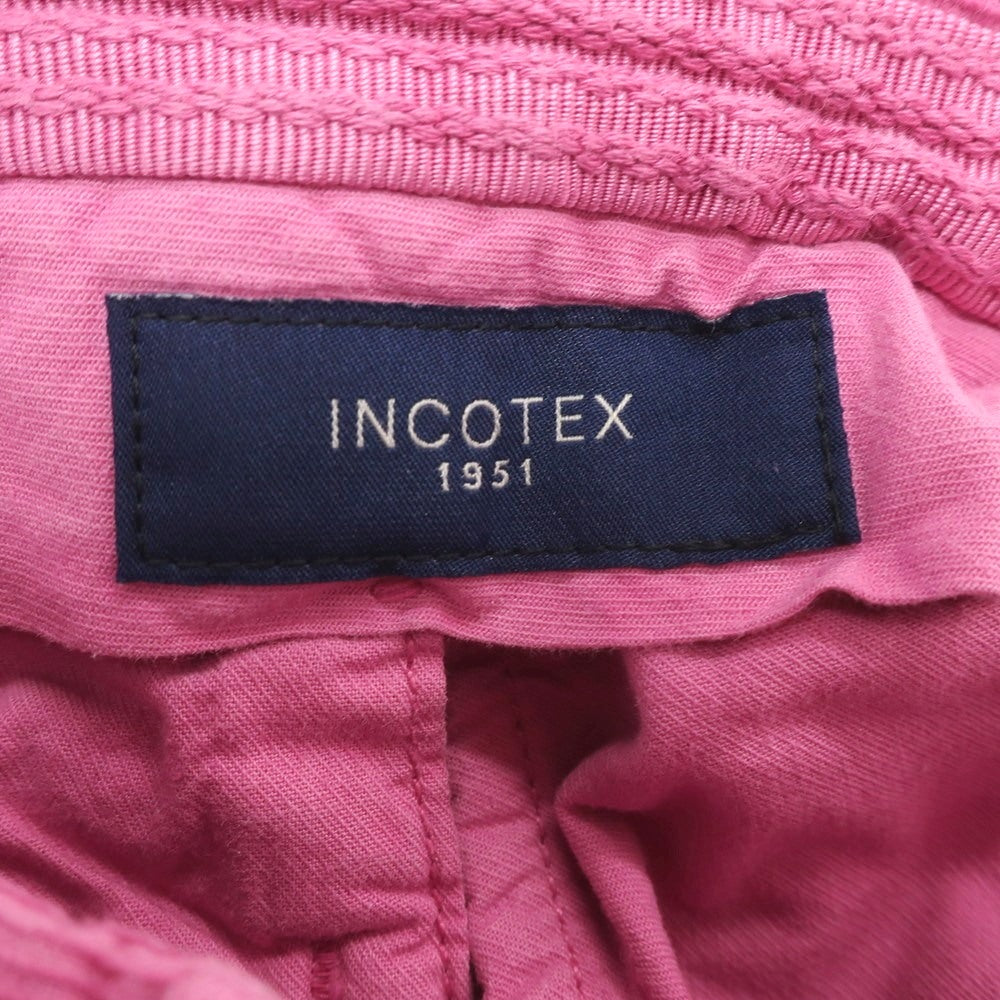 【中古】インコテックス INCOTEX コットン 細畝 コーデュロイ ショートパンツ ダークピンク【 42 】【 状態ランクB 】【 メンズ 】