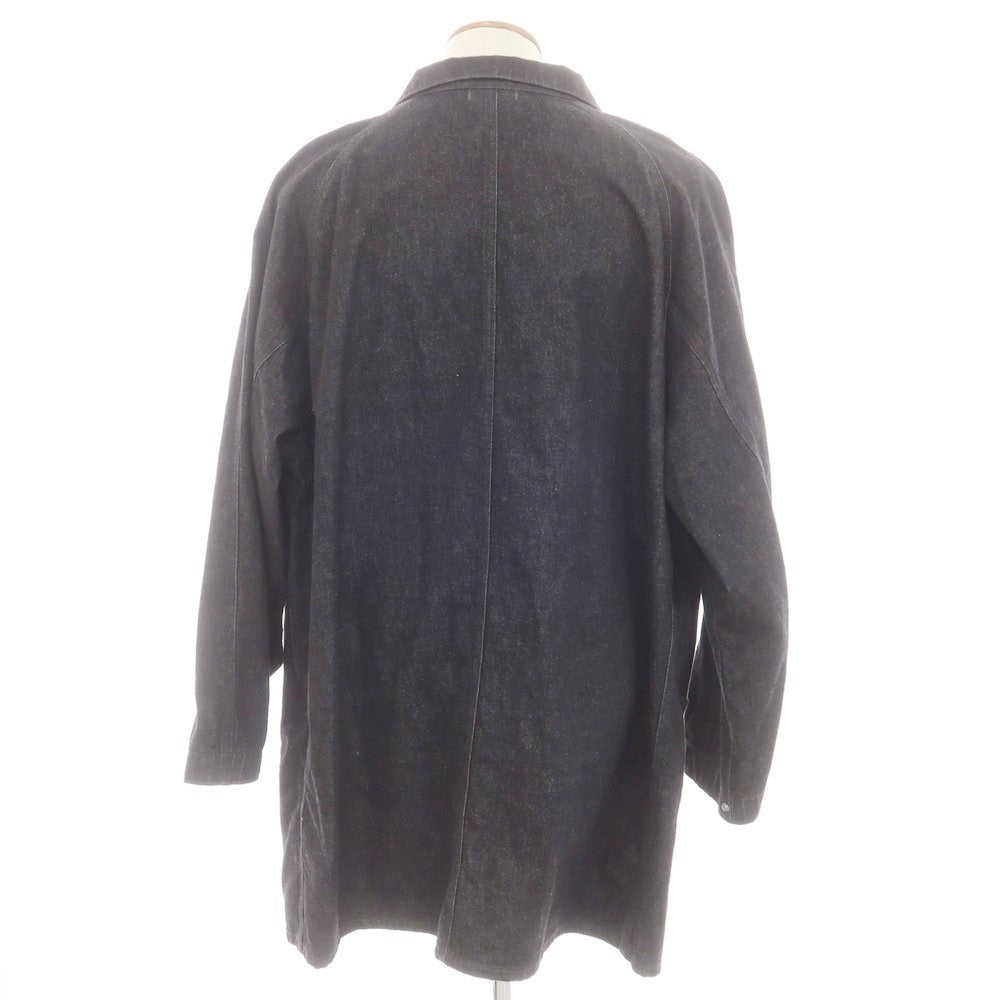 【中古】ウエストオーバーオールズ WESTOVERALLS × PAY DAY オーバーサイズ デニム カバーオール ブラック【 表記なし(F) 】【 状態ランクB 】【 メンズ 】