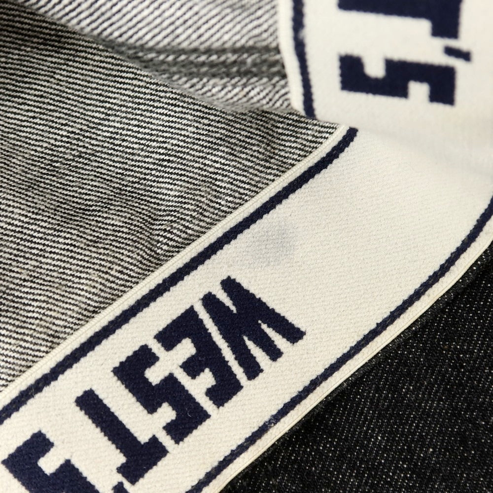 【中古】ウエストオーバーオールズ WESTOVERALLS × PAY DAY オーバーサイズ デニム カバーオール ブラック【 表記なし(F) 】【 状態ランクB 】【 メンズ 】