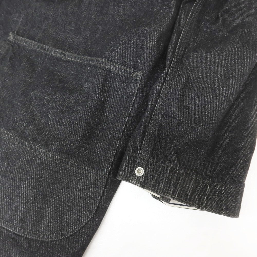 【中古】ウエストオーバーオールズ WESTOVERALLS × PAY DAY オーバーサイズ デニム カバーオール ブラック【 表記なし(F) 】【 状態ランクB 】【 メンズ 】