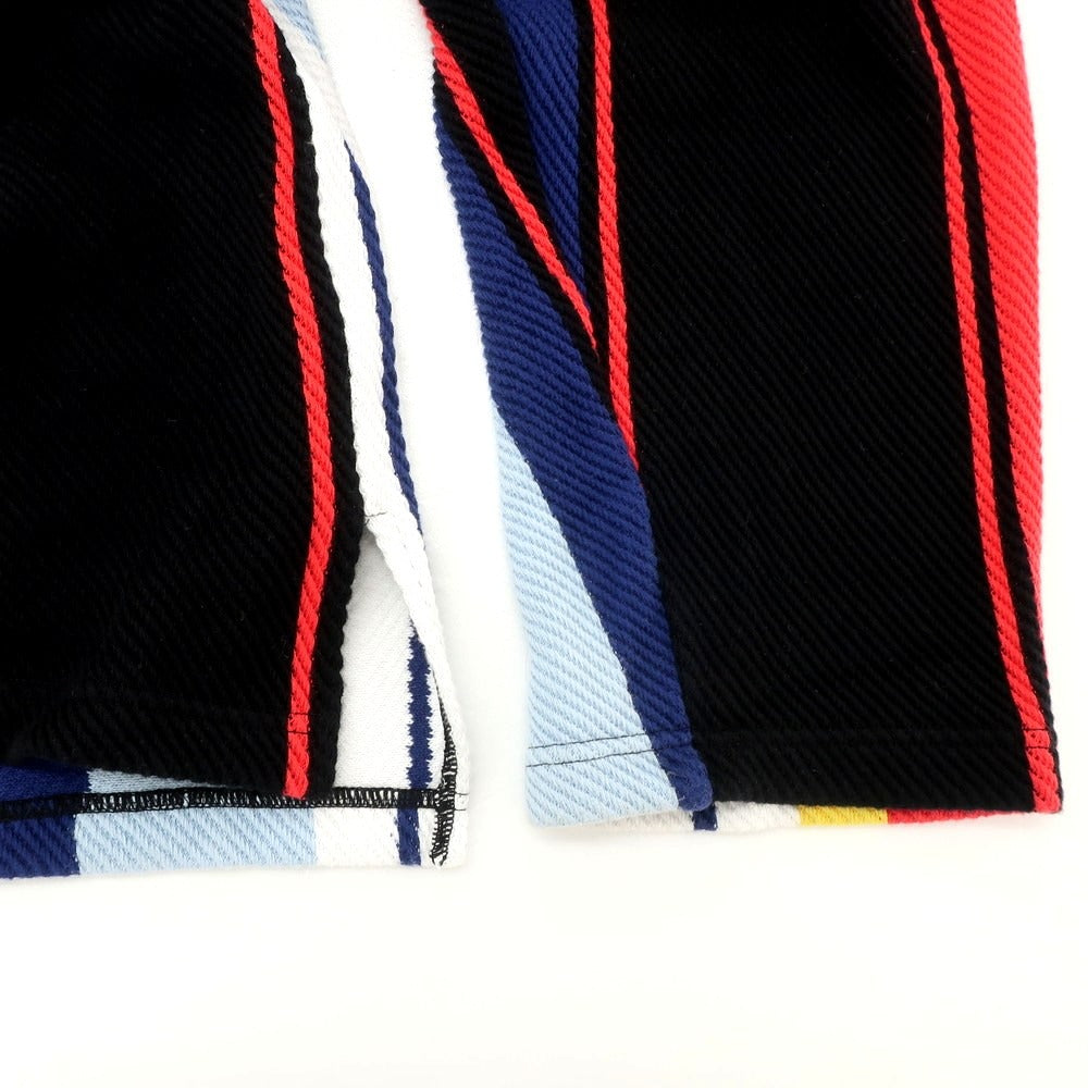 【中古】クレプスキュール crepuscule × Zepanese Club コットン ストライプ パーカー マルチカラー【 F 】【 状態ランクB 】【 メンズ 】