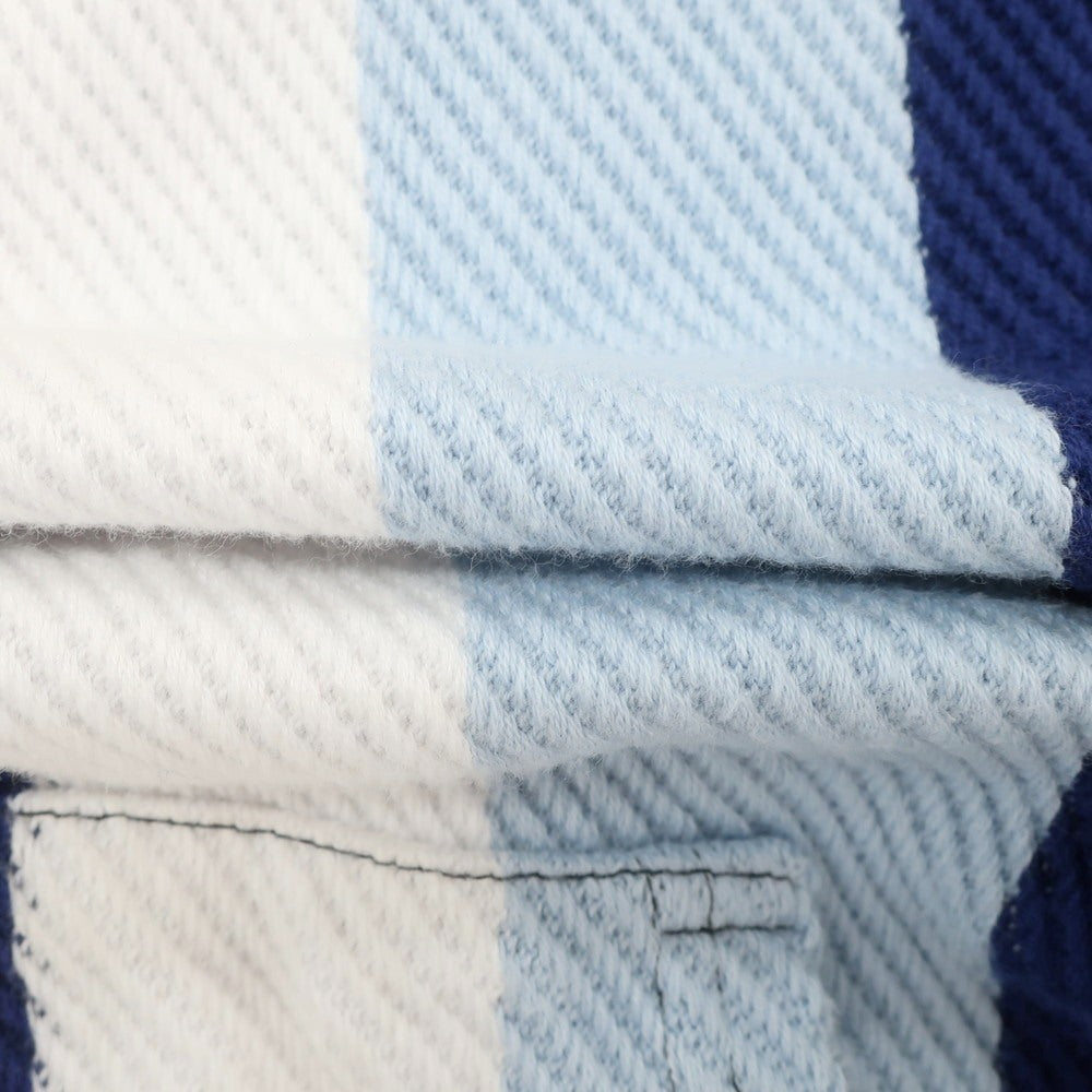 【中古】クレプスキュール crepuscule × Zepanese Club コットン ストライプ パーカー マルチカラー【 F 】【 状態ランクB 】【 メンズ 】