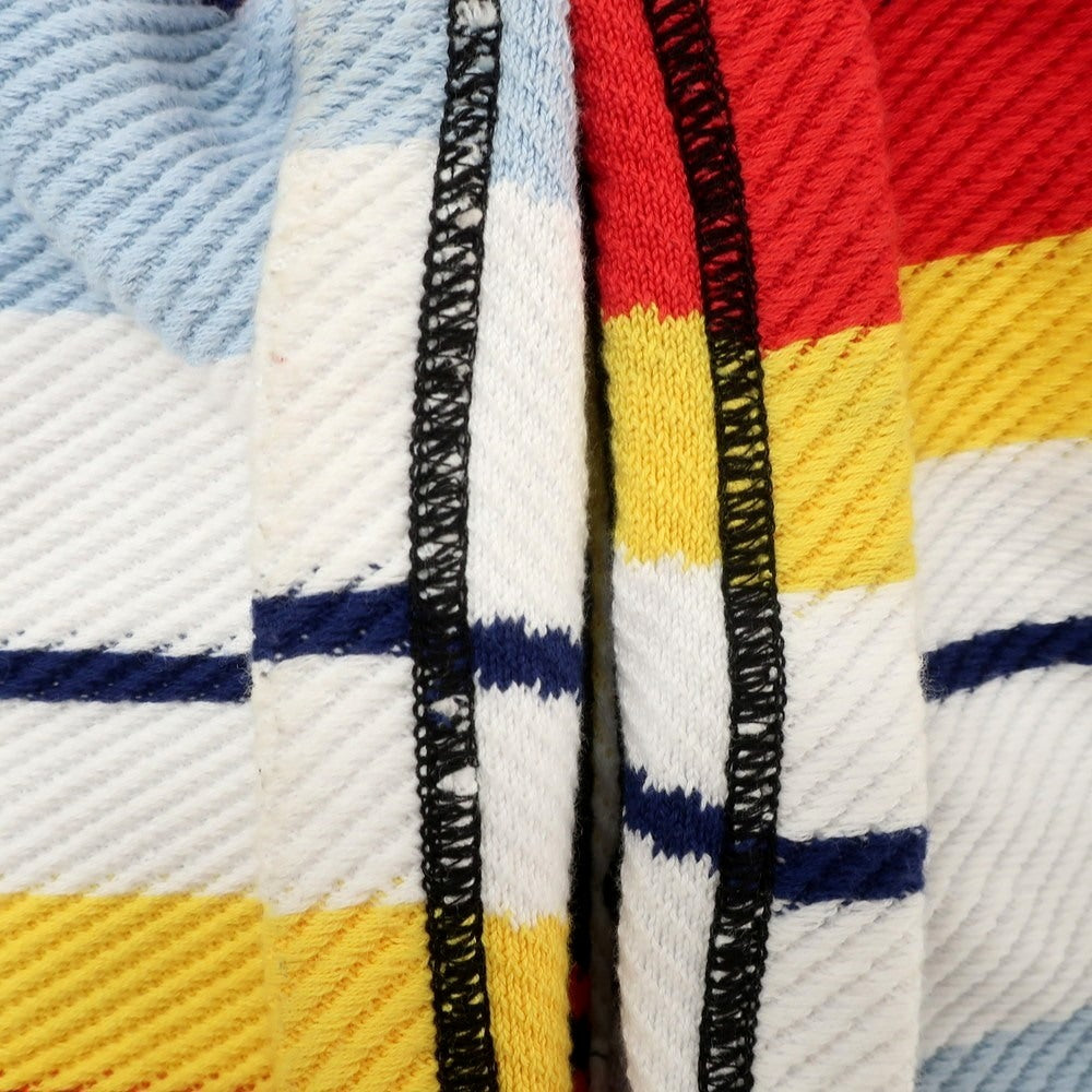 【中古】クレプスキュール crepuscule × Zepanese Club コットン ストライプ パーカー マルチカラー【 F 】【 状態ランクB 】【 メンズ 】