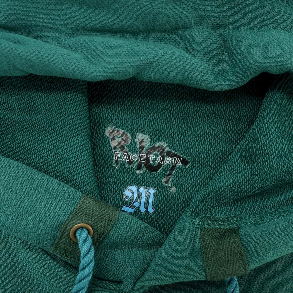 【中古】ファセッタズム FACETASM コットンポリエステル プルオーバー パーカー グリーン【 M 】【 状態ランクC 】【 メンズ 】