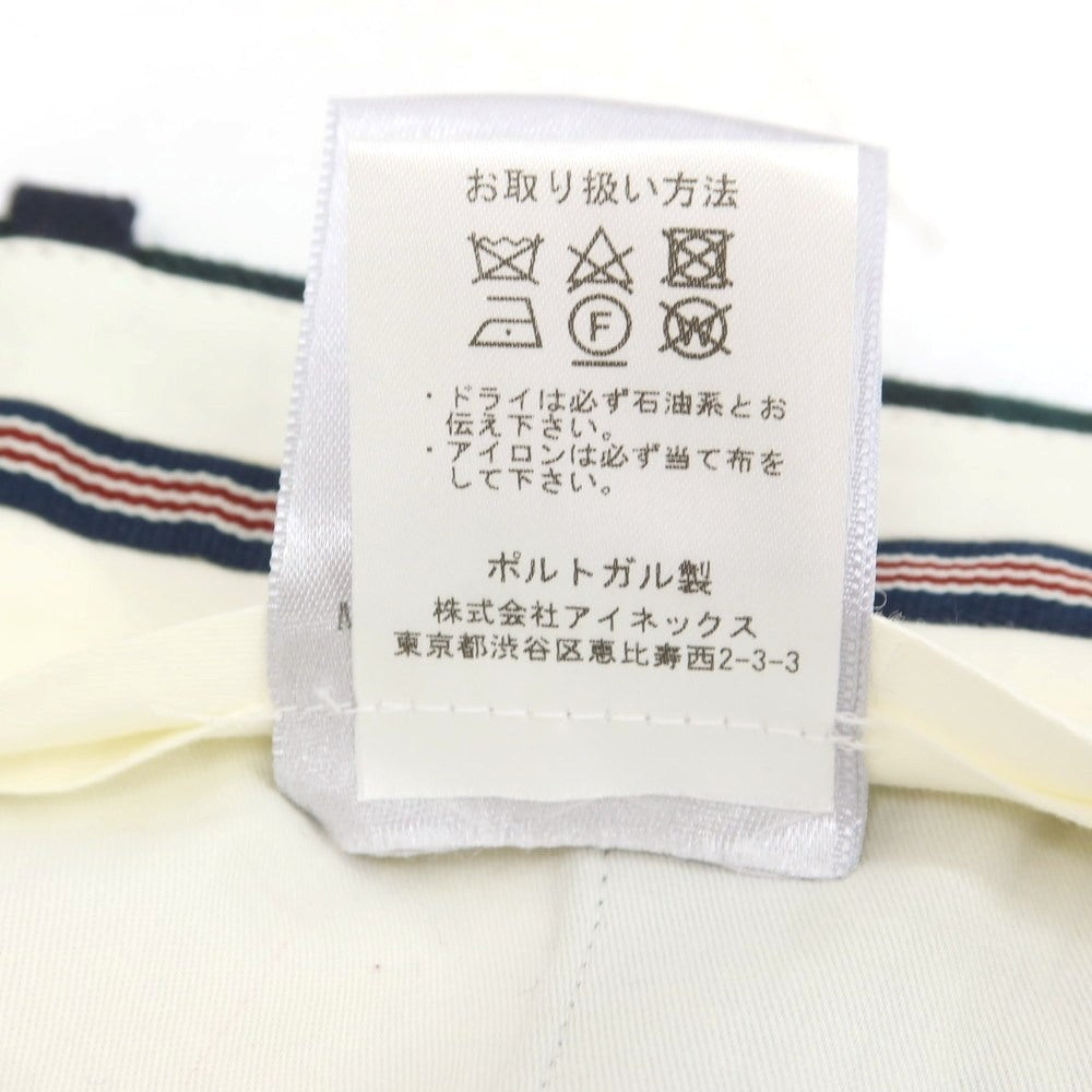 【中古】ベルナール ザンス BERNARD ZINS ウール チェック ドレススラックスパンツ ネイビーxグリーン【 40 】【 状態ランクB 】【 メンズ 】