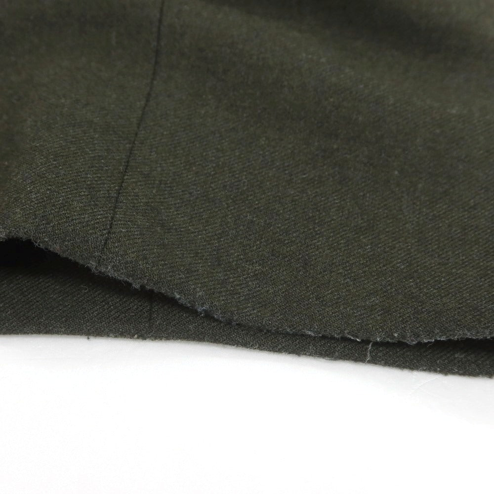 【中古】ベルナール ザンス BERNARD ZINS VOYAGE TRAVELWEAR ストレッチ ウール ドレススラックスパンツ ダークオリーブ【 38 】【 状態ランクB 】【 メンズ 】