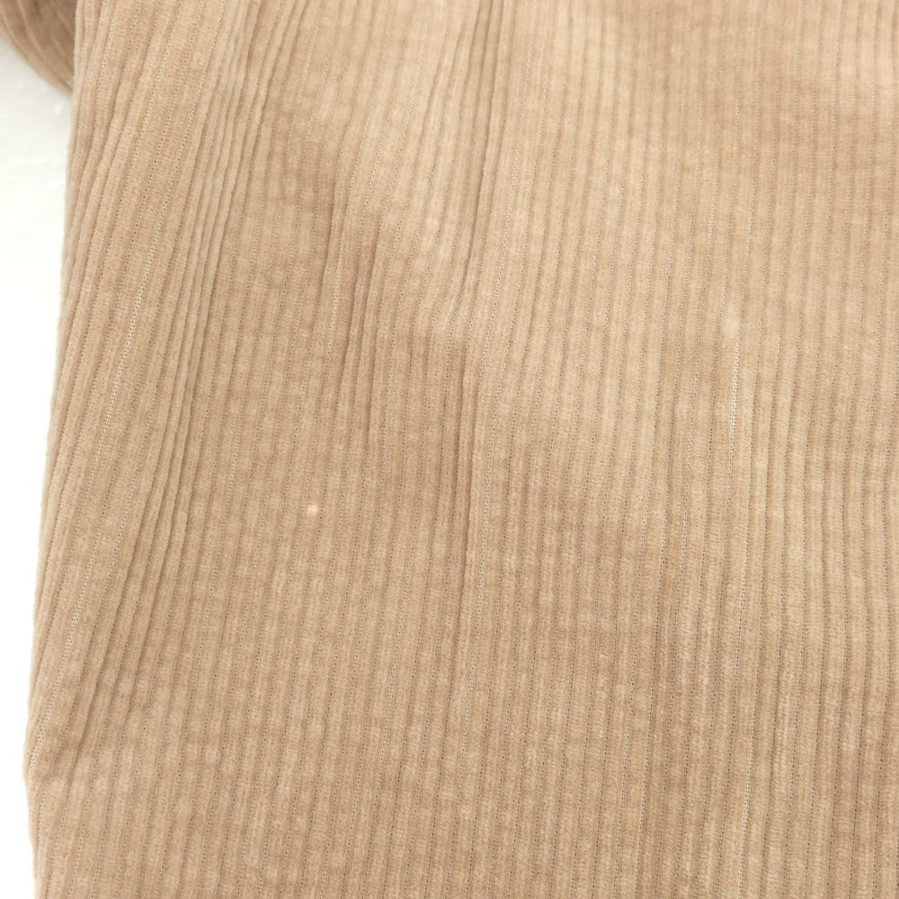 【中古】08サーカス 08sircus コットン 太畝 コーデュロイパンツ ベージュ【 5 】【 状態ランクC 】【 メンズ 】