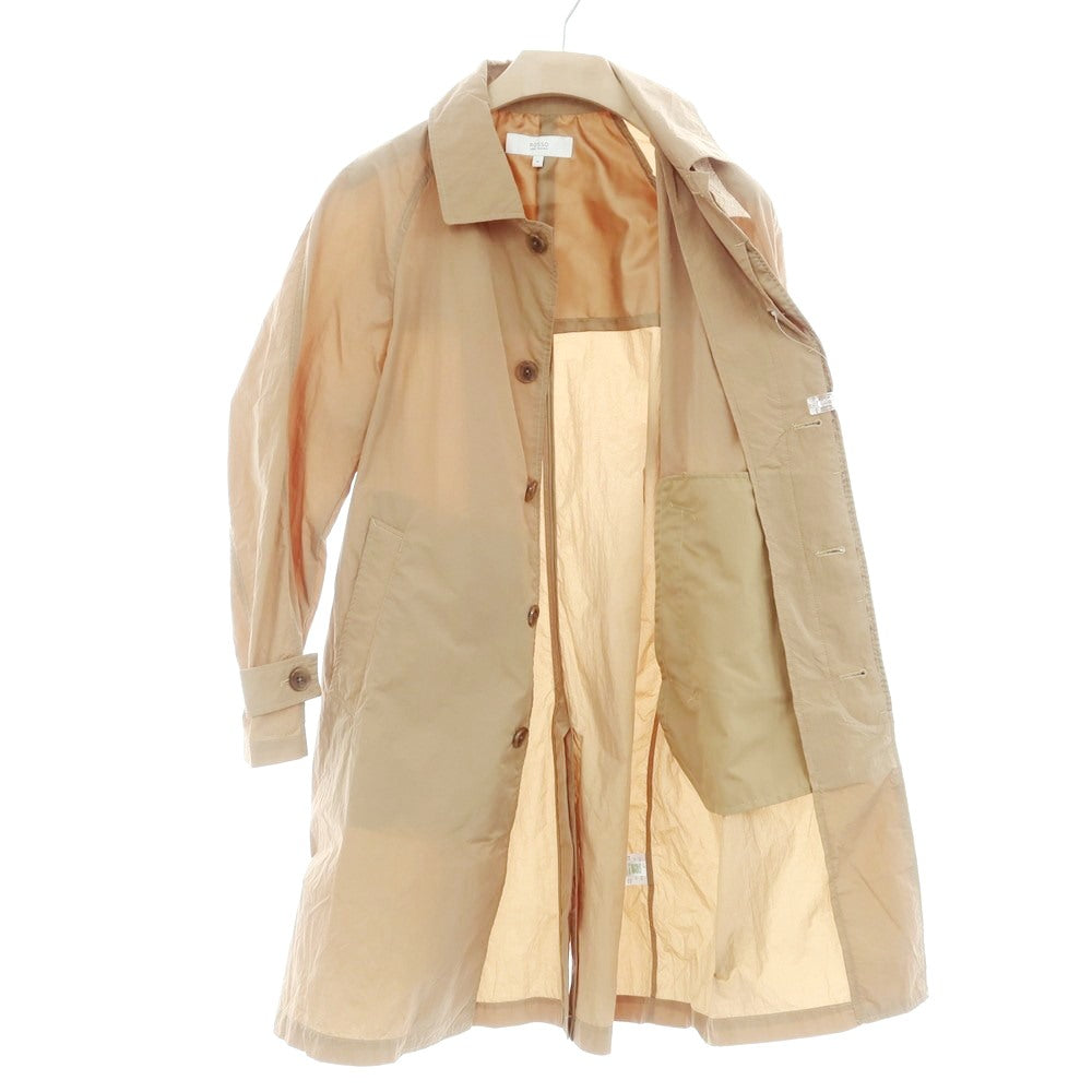 【中古】アーバンリサーチ URBAN RESEARCH ナイロン ステンカラーコート ベージュ【 M 】【 状態ランクB 】【 メンズ 】