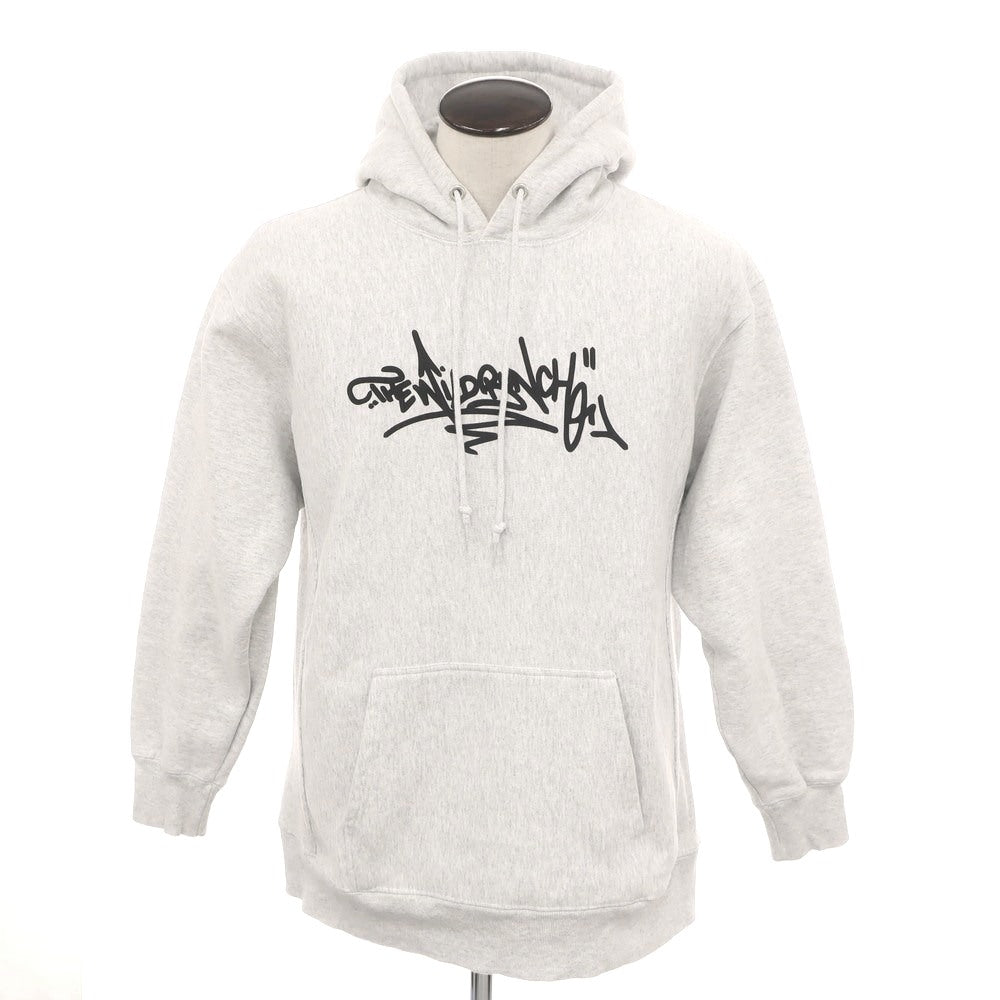 【中古】ソフネット SOPHNET. コットンポリエステル プルオーバー パーカー ライトグレー【 XL 】【 状態ランクB 】【 メンズ 】