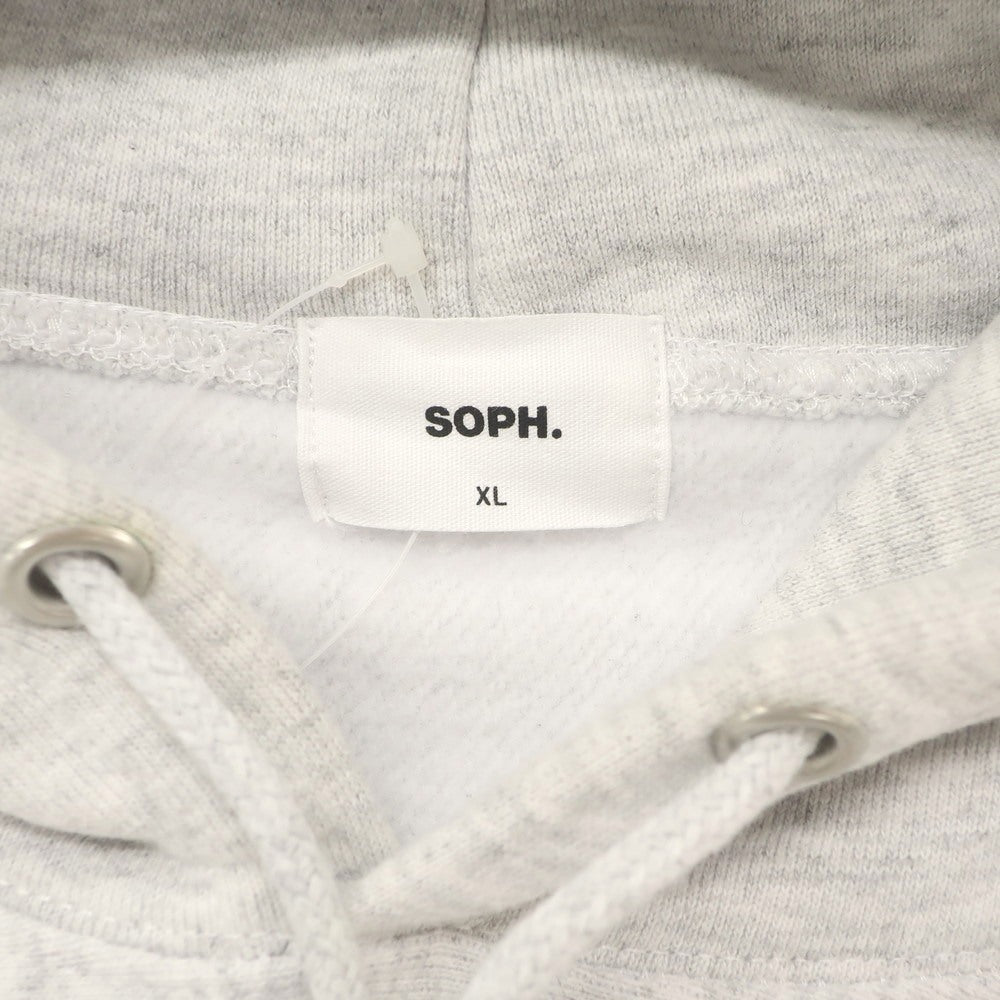 【中古】ソフネット SOPHNET. コットンポリエステル プルオーバー パーカー ライトグレー【 XL 】【 状態ランクB 】【 メンズ 】