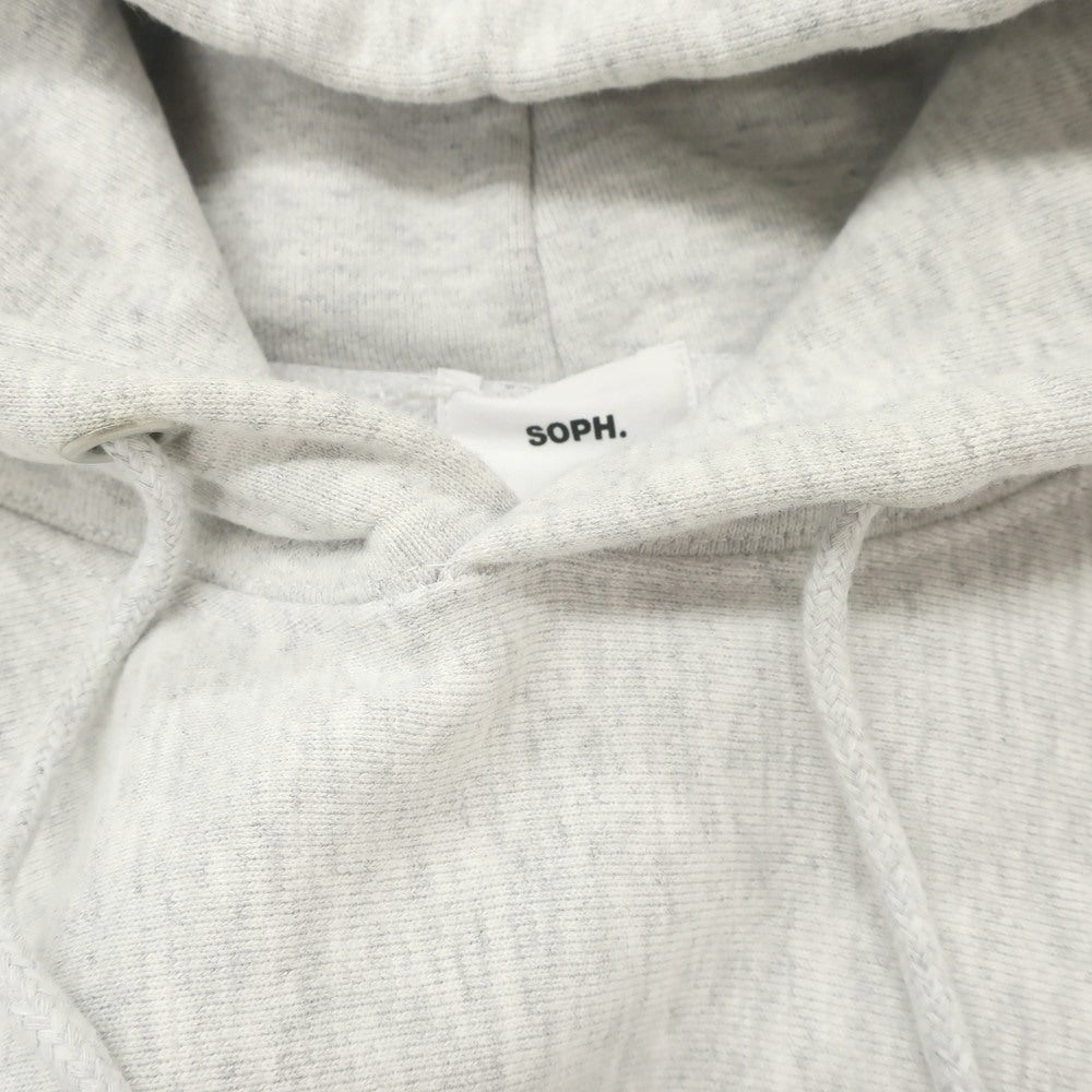 【中古】ソフネット SOPHNET. コットンポリエステル プルオーバー パーカー ライトグレー【 XL 】【 状態ランクB 】【 メンズ 】