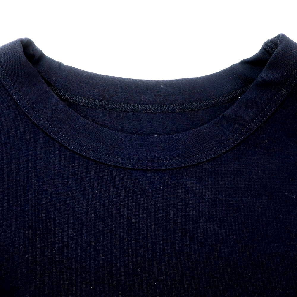 【中古】ソフネット SOPHNET. ストレッチ レーヨンナイロン クルーネック 半袖Tシャツ ネイビー【 XL 】【 状態ランクB 】【 メンズ 】